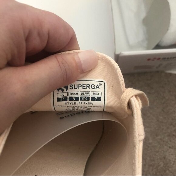 SUPERGA 2750 Synth Crocodile Embossed Sneakers 41 - Picture 8 of 11